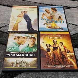MATTHEW MCCONAUGHEY DVD BUNDLE SET-OF-4 MOVIES